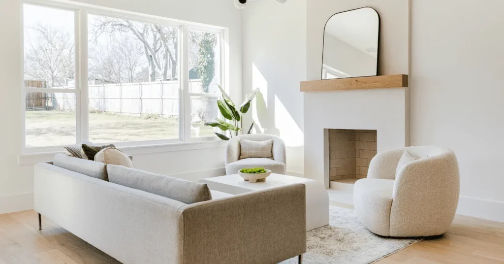 Cream Scale Living Room | BuildTX Solutions